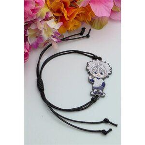 Hunter × Hunter Killua Zoldyck Bolo Cord Charm Bracelet Japanese Anime